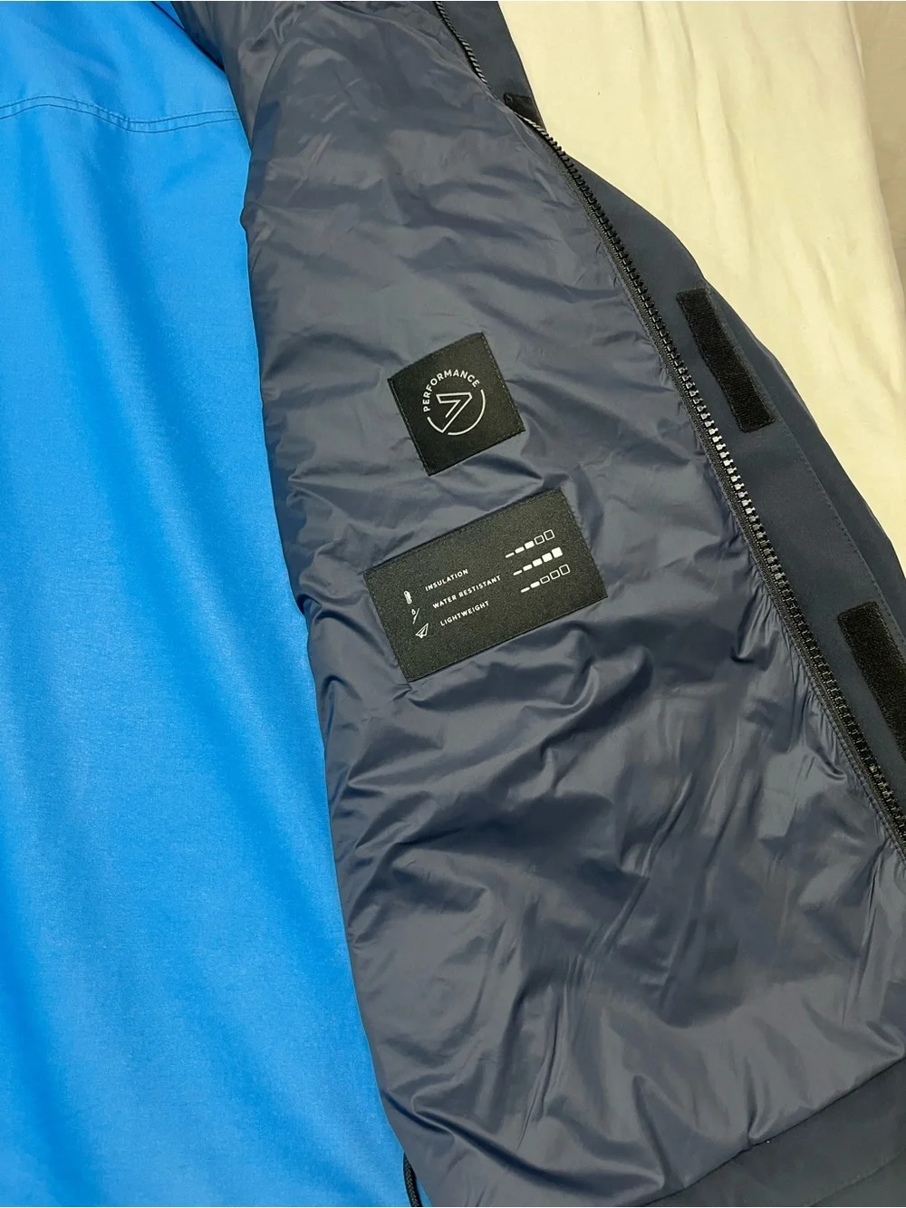NEW Hugo Boss Navy Blue  Hooded Double-Layer 3 in 1 performance Jacket. - Picture 9 of 10